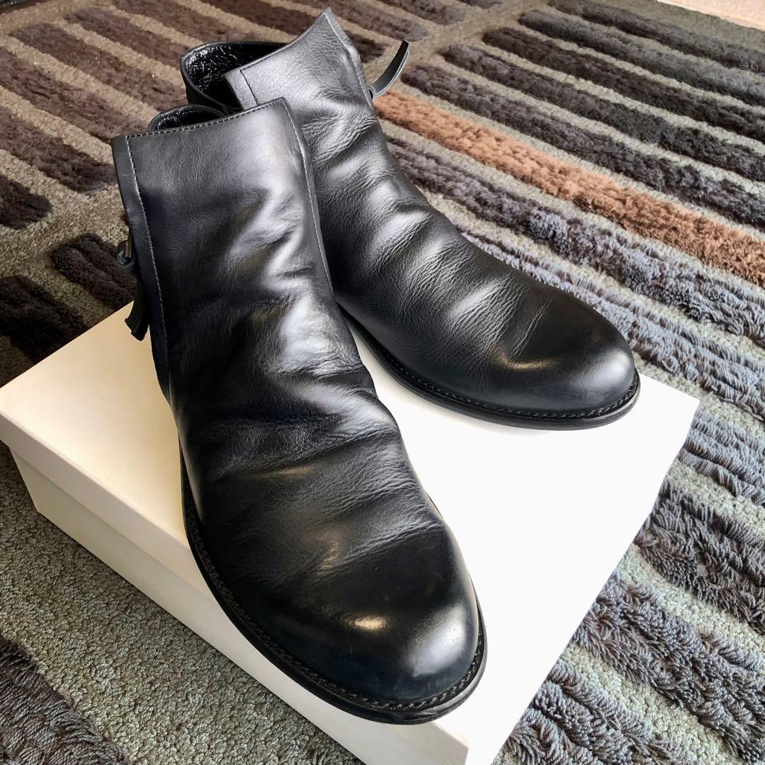 【美品】ARGISアルジス サイドジップブーツ本革サイズ40