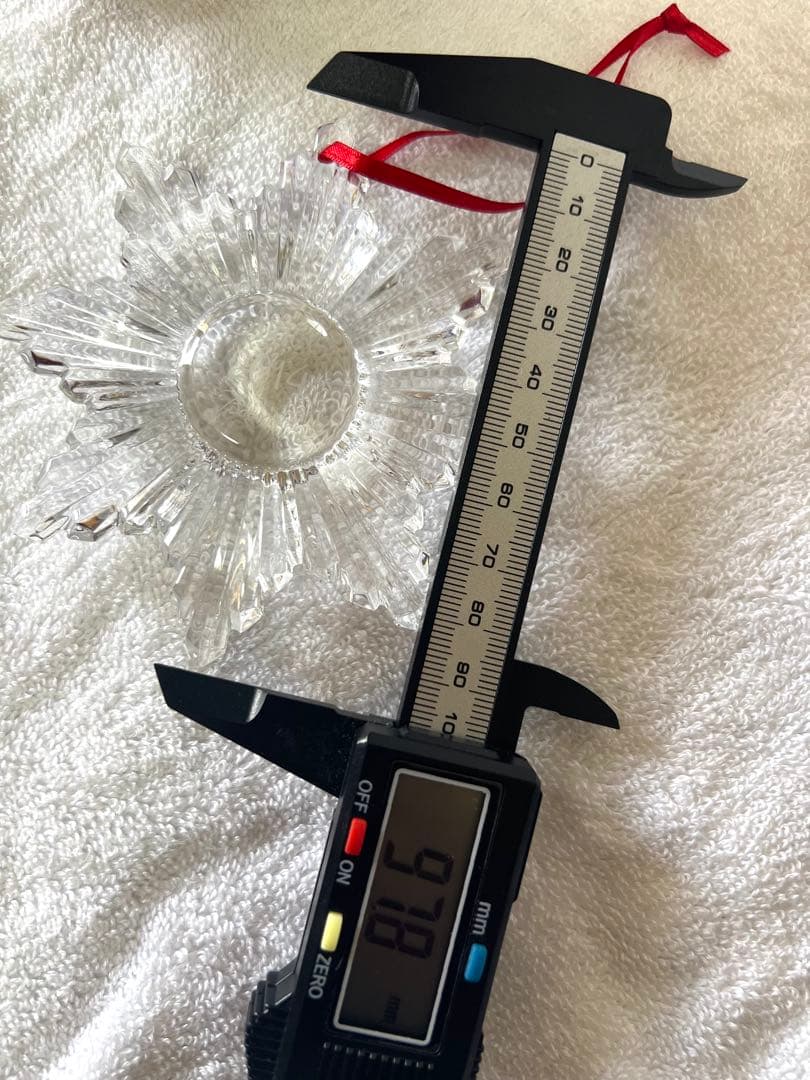 バカラ　オーナメント　ピンブローチ付き　2014