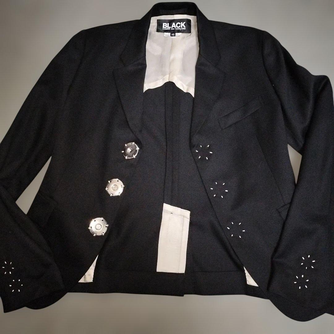 BLACKCOMMEdesGARCONS スナップボタンジャケット
