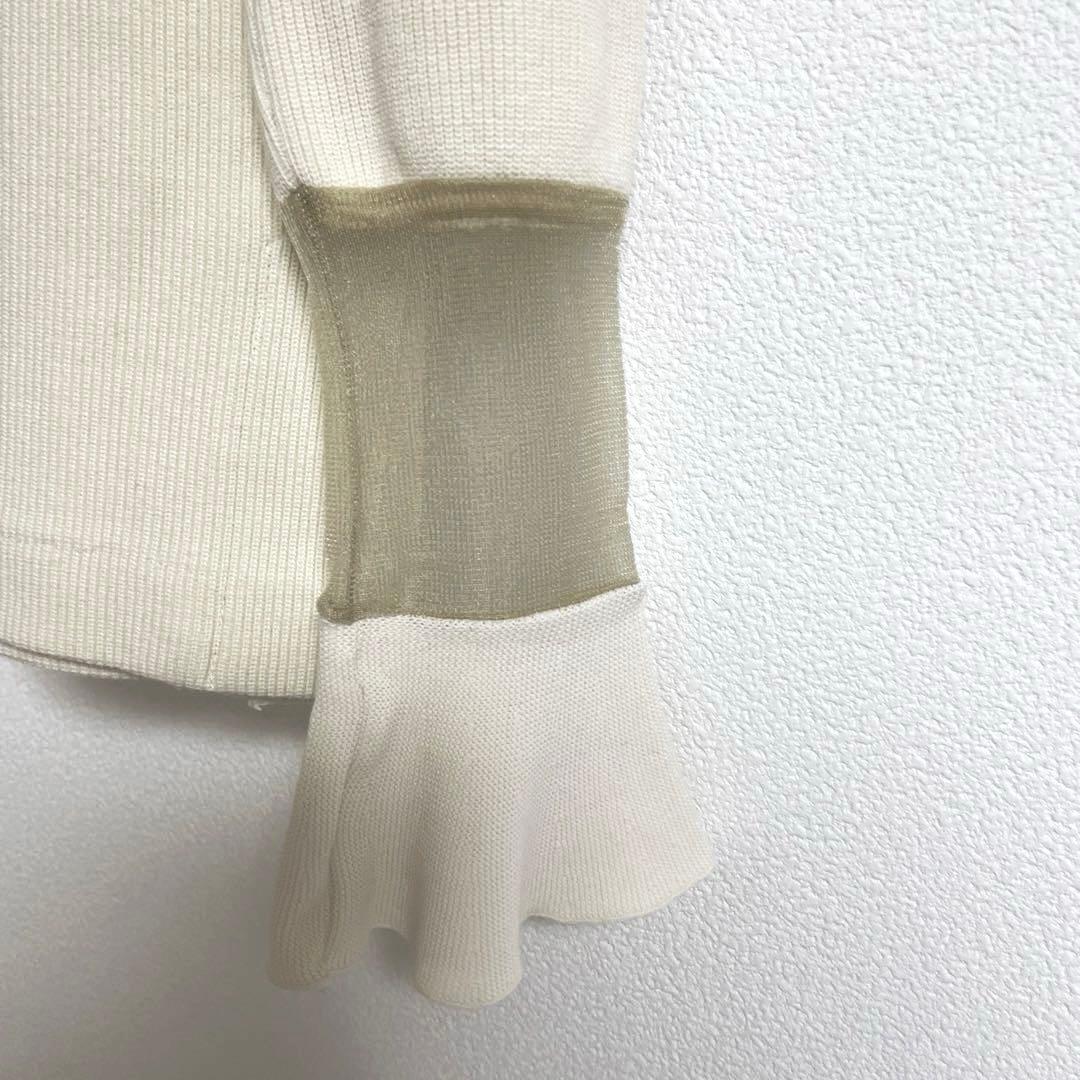 ◆美品◆ TOGA PULLA トーガプルラ クルーネックトップス　アイボリー