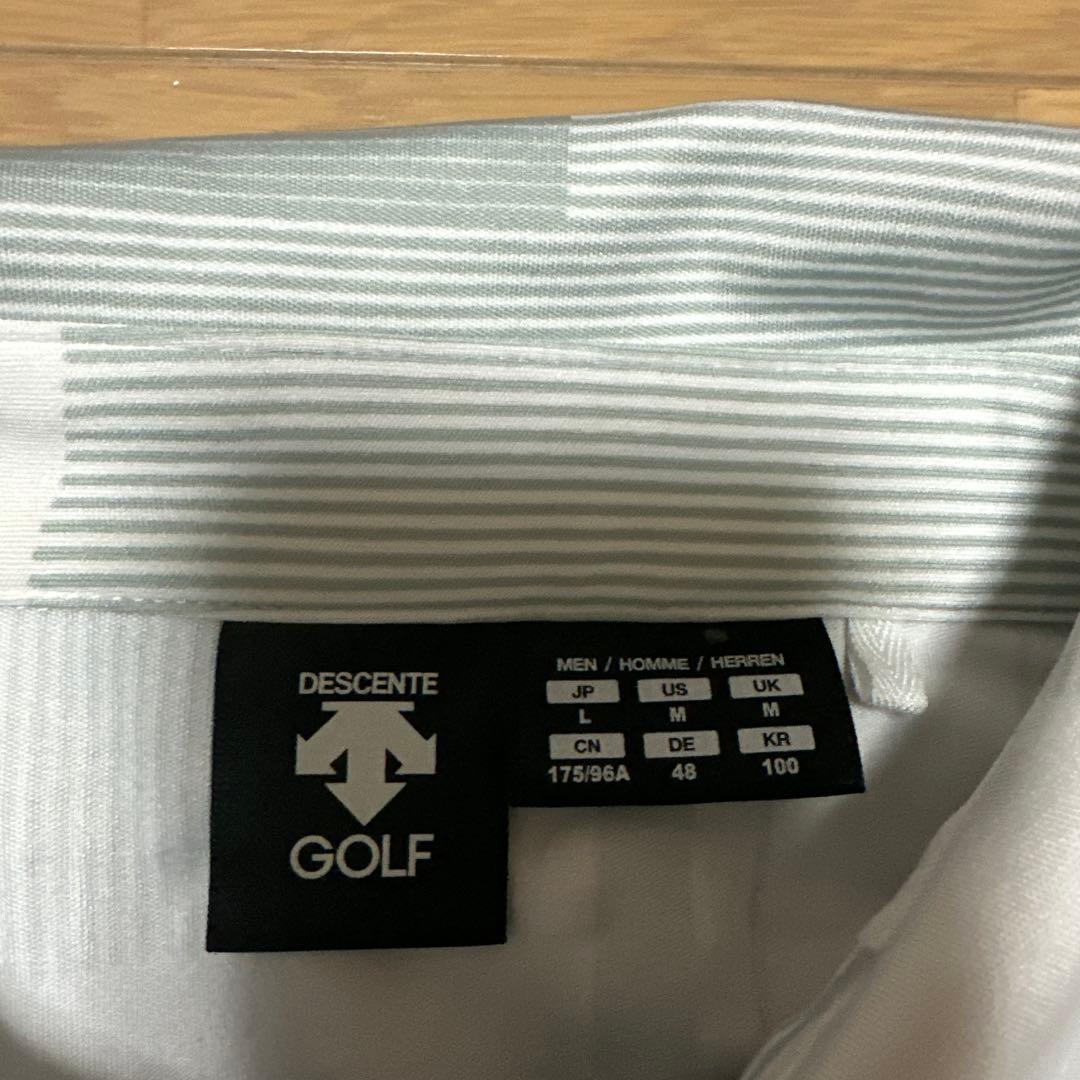 【上下セット】デサントゴルフ 半袖ポロシャツ＆ショートパンツ セットアップ Ｌ