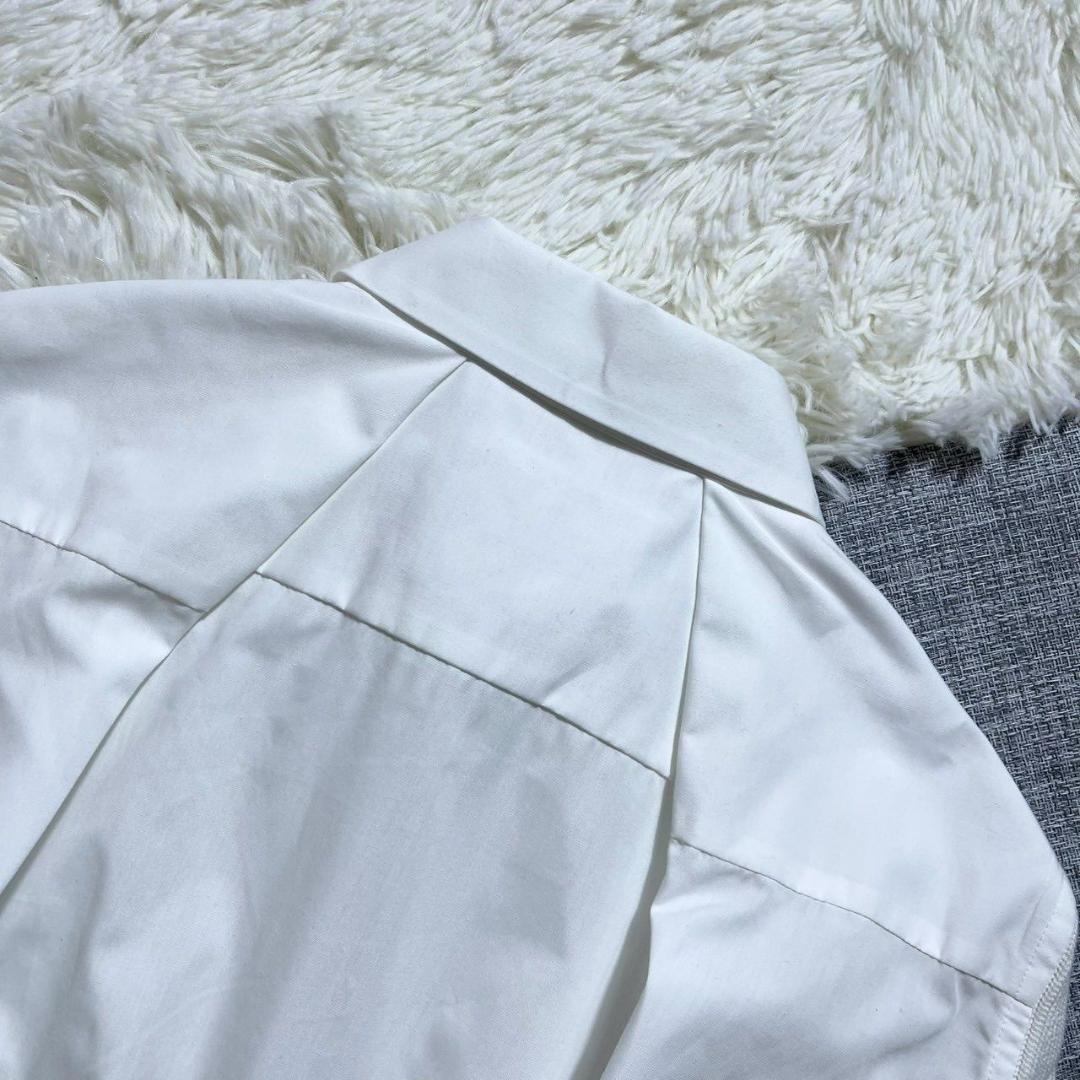 （美品）サカイ カットソー 綿100% 白 長袖シャツ ニット 切り替え