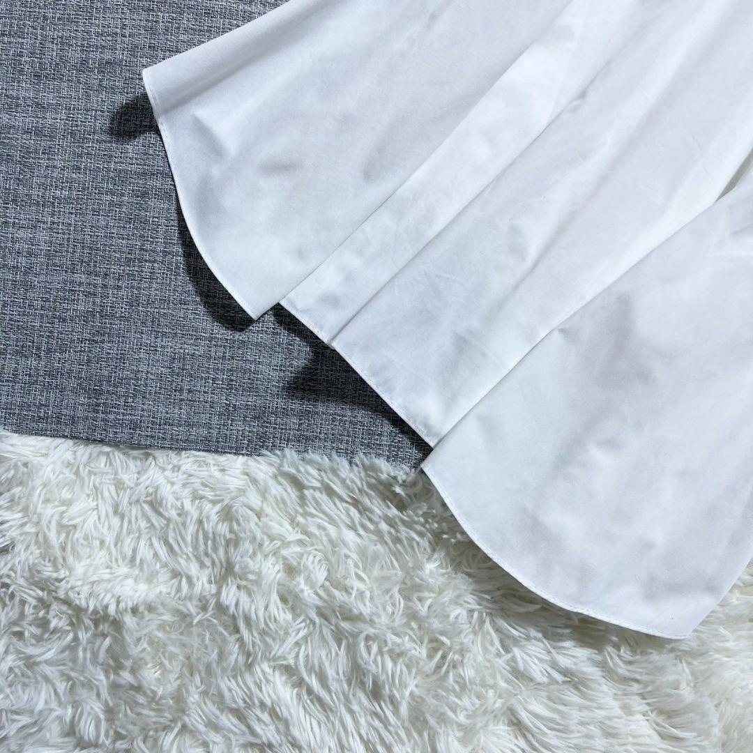 （美品）サカイ カットソー 綿100% 白 長袖シャツ ニット 切り替え