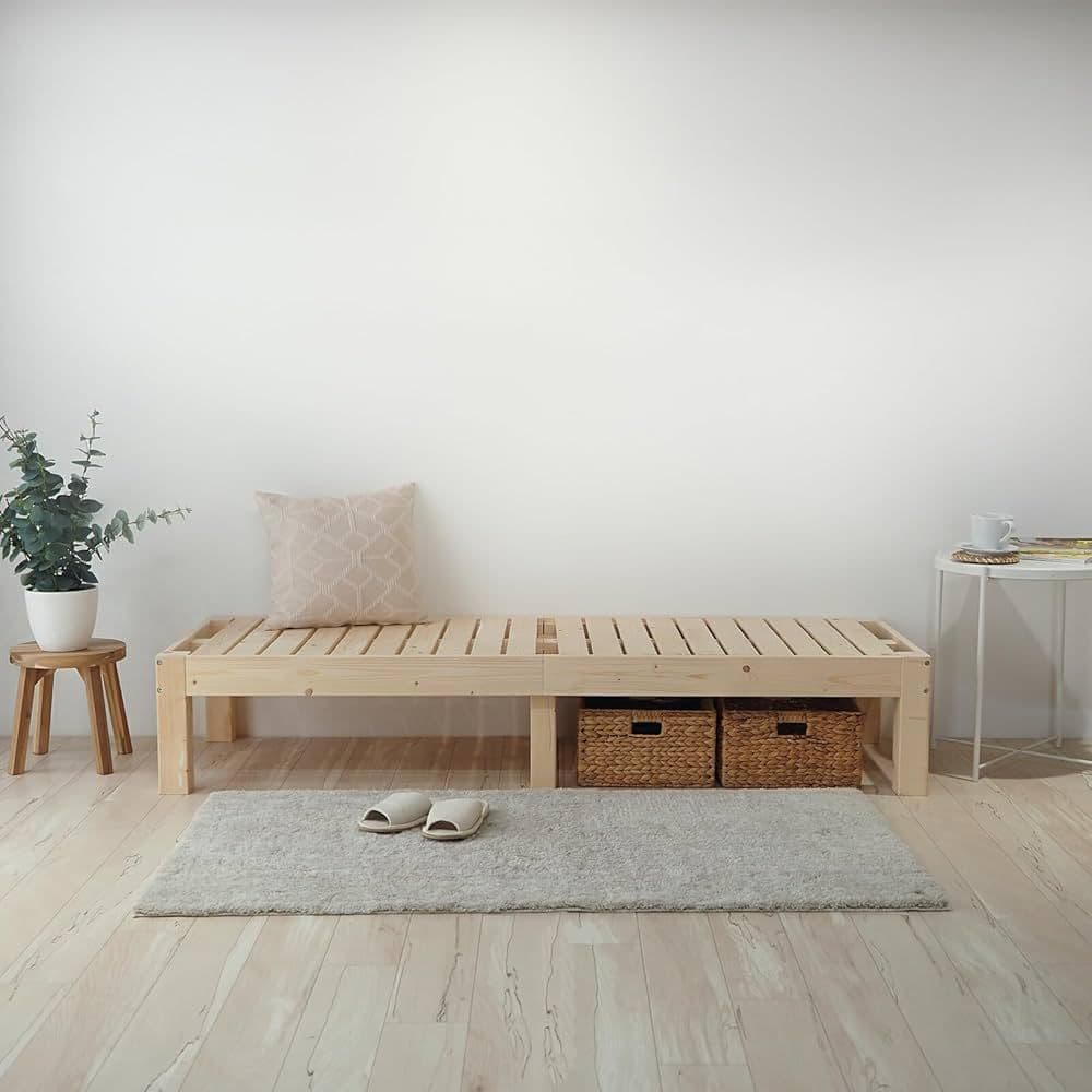 新品すのこベッド80SSコンパクトショート80cm×180cm