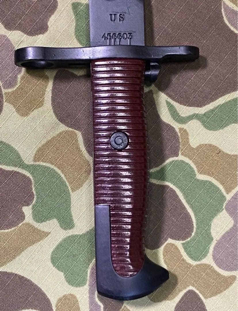 WWⅡ 米軍 M1903 スプリングフィール用銃剣と鞘（プラ製）★レプリカ★