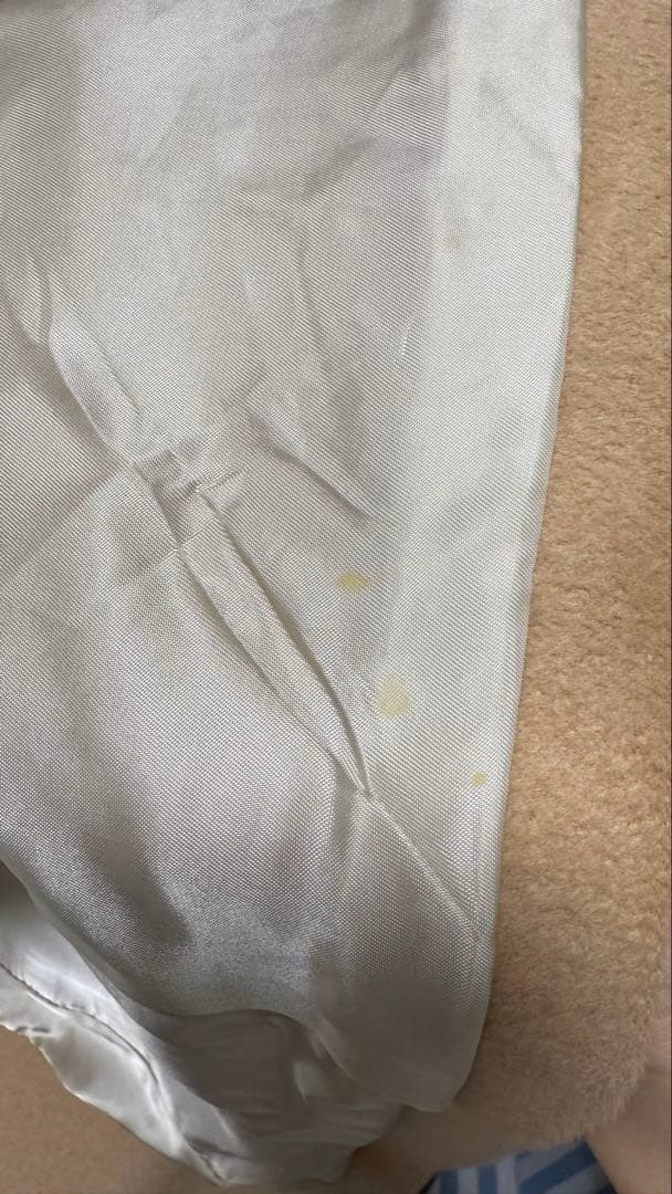 マテリア　アンゴラ混ベルテッドコート　フォックスファー