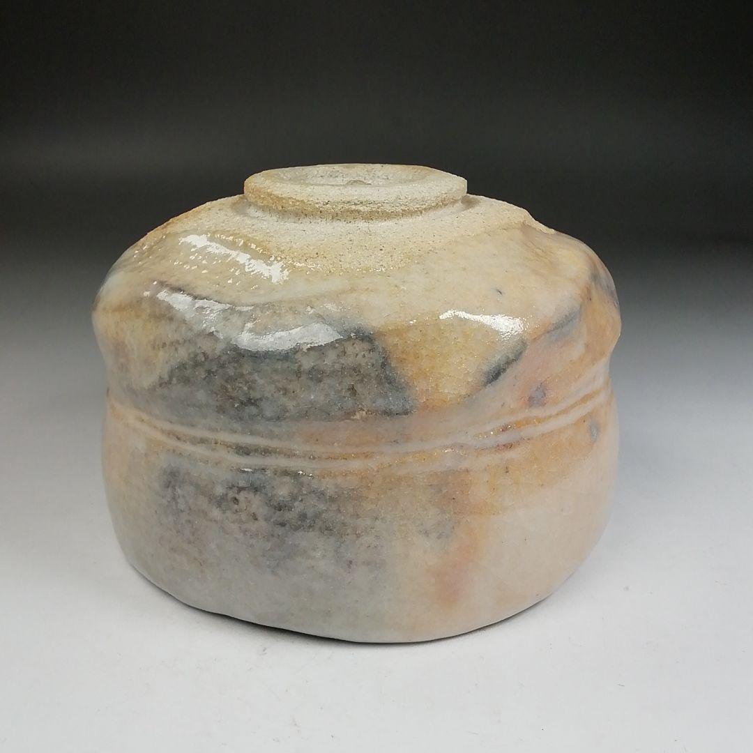 Ｗ２０６　茶碗　『白楽茶碗』『三代　小川長楽(裕起夫) 造』共箱　抹茶碗　茶道具