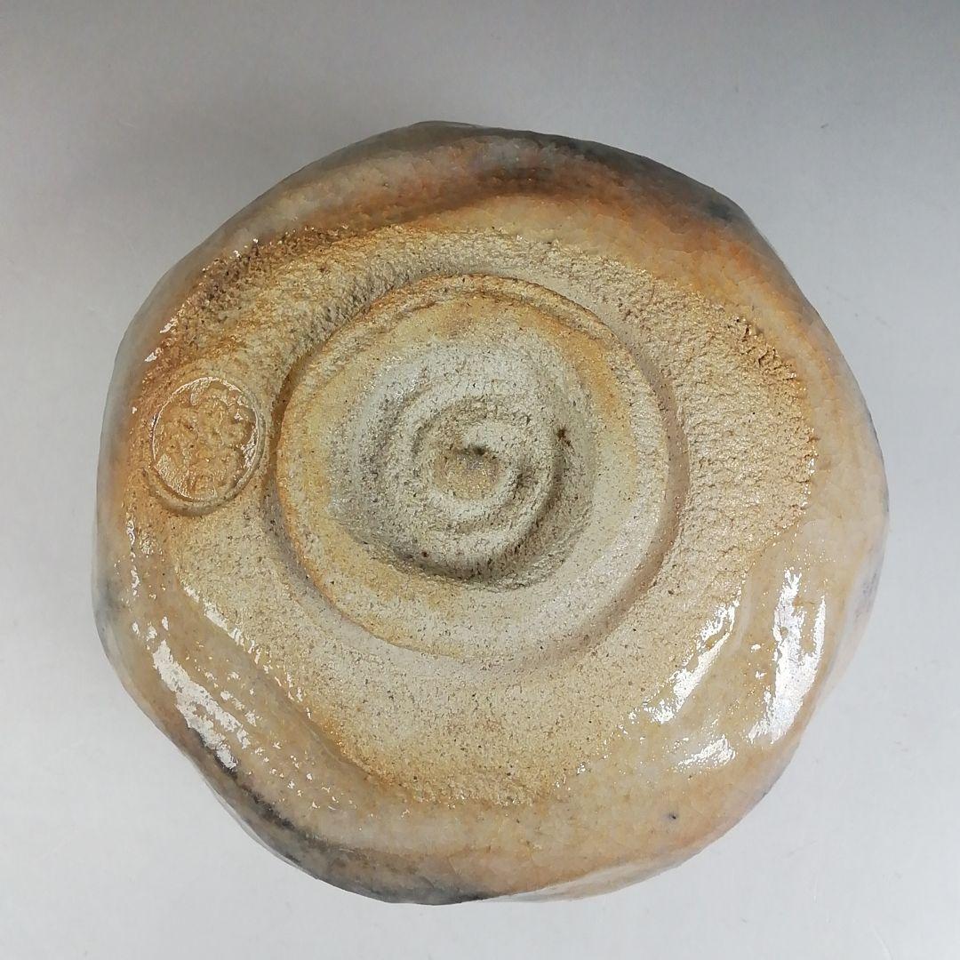 Ｗ２０６　茶碗　『白楽茶碗』『三代　小川長楽(裕起夫) 造』共箱　抹茶碗　茶道具