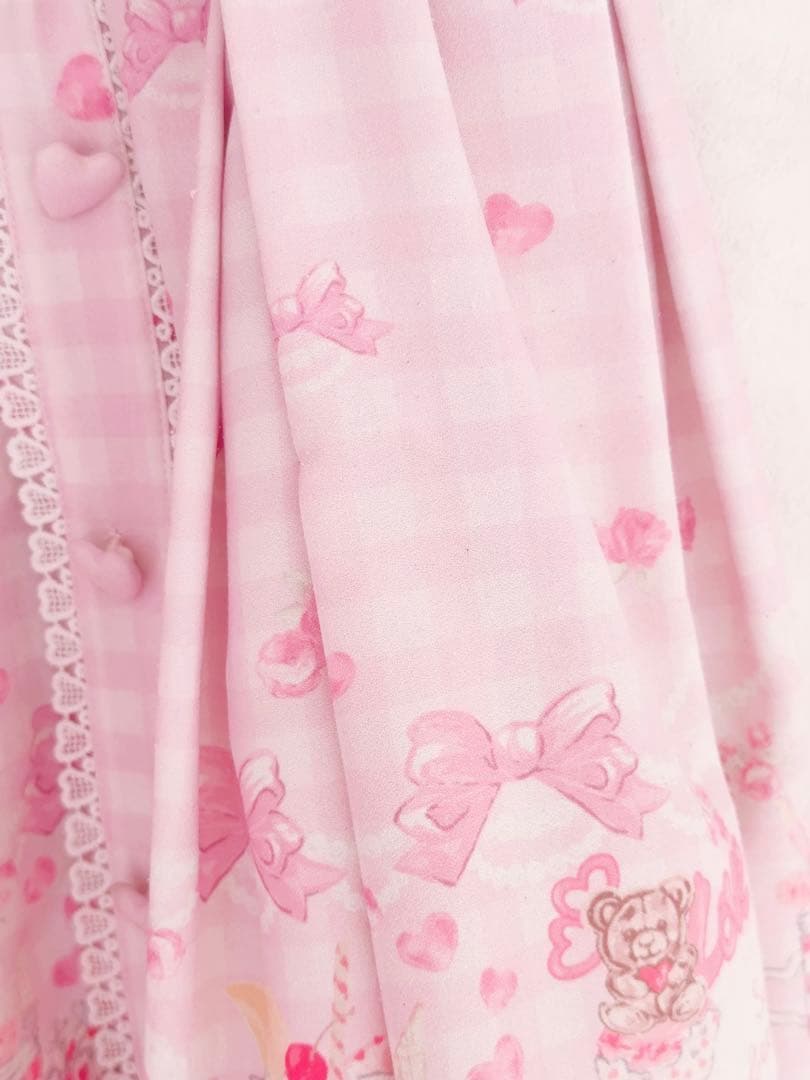 LIZLISA リズリサ SweetBearGelato スカート ピンク レア