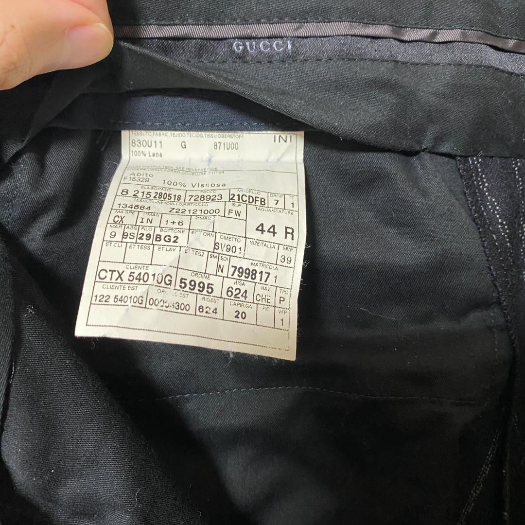 【超希少】GUCCI 2004AW トムフォード期 ベロア チェーン柄スーツ