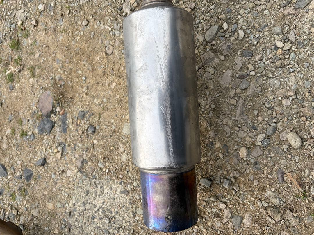 最終値下げ　メーカー不明　ステンレス マフラー 手渡しのみ 86zn6 zc6