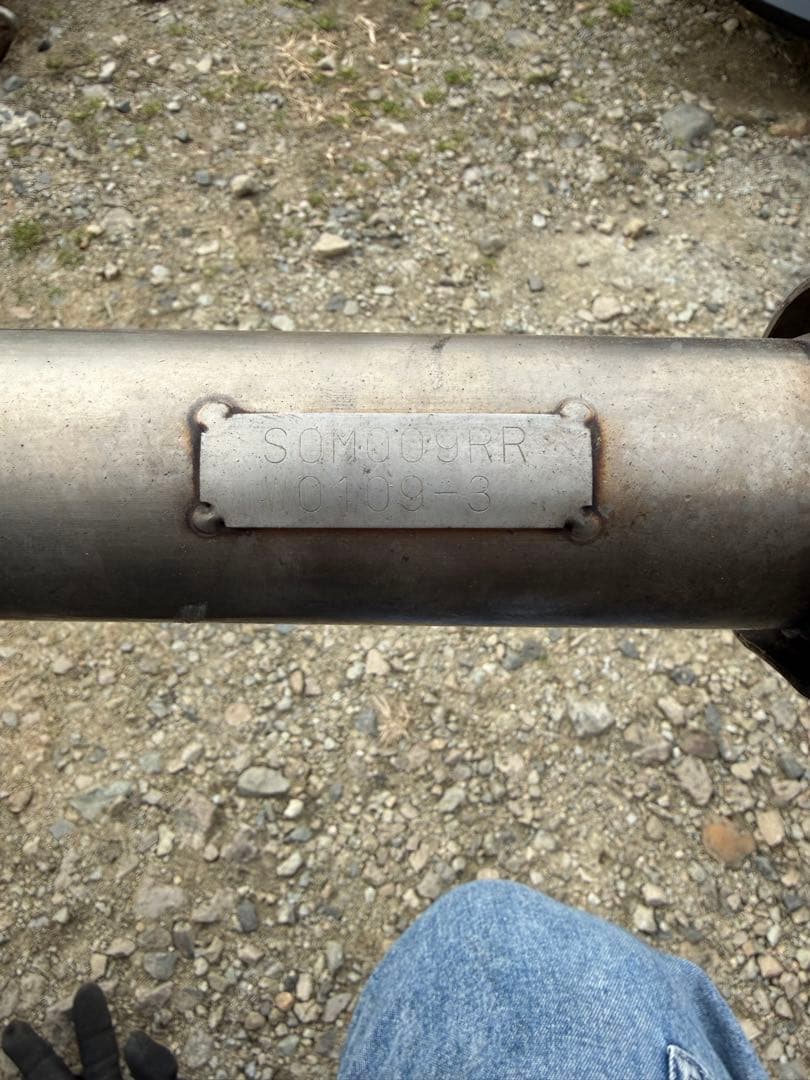 最終値下げ　メーカー不明　ステンレス マフラー 手渡しのみ 86zn6 zc6