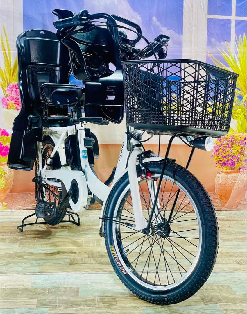 ギュットアニーズ2019年⭐️16AH！子供乗せ電動アシスト自転車Y3244