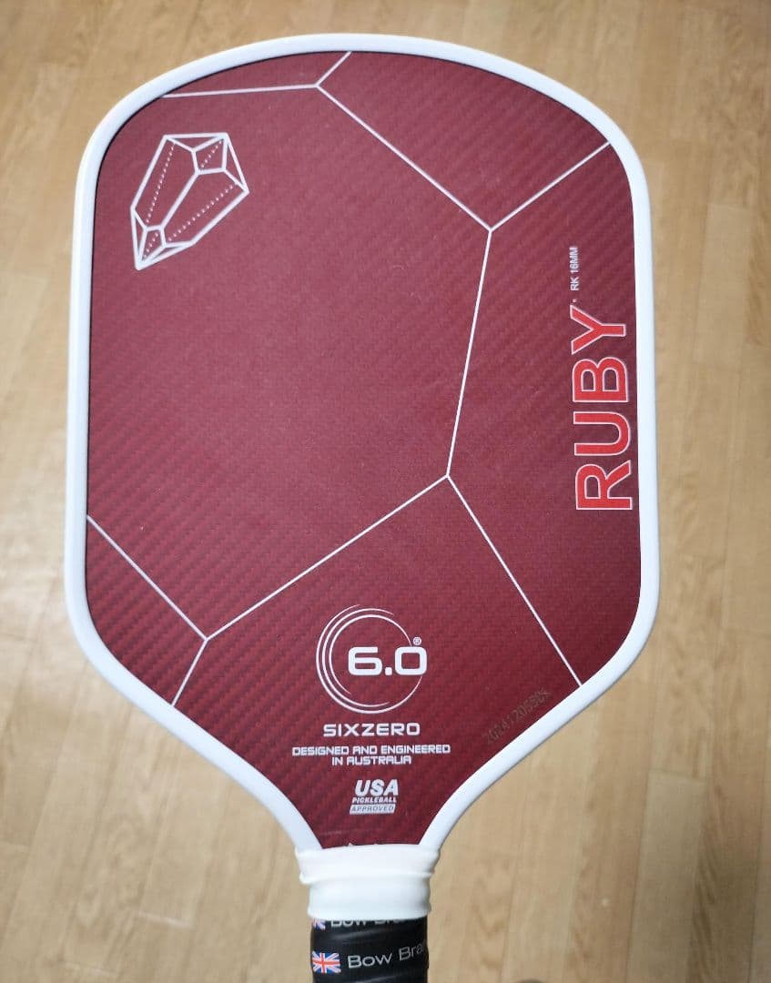 ピックルボール パドル SIXZERO RUBY 6.0ケース付き