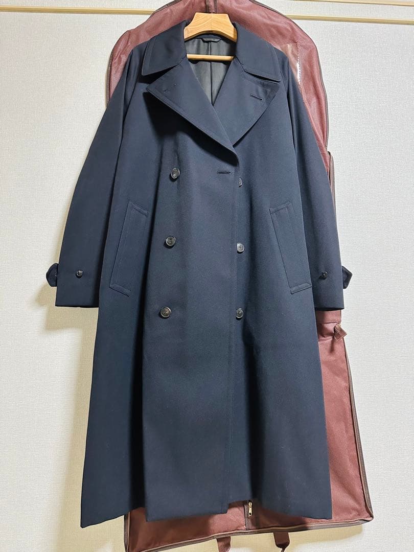 未使用❗️日本製高級ラインユナイテッドアローズLサイズチェスターコート黒ウール生地