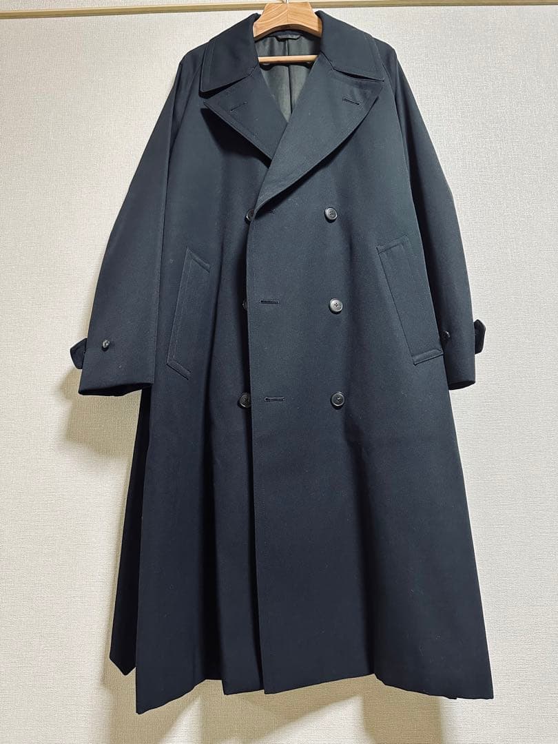 未使用❗️日本製高級ラインユナイテッドアローズLサイズチェスターコート黒ウール生地