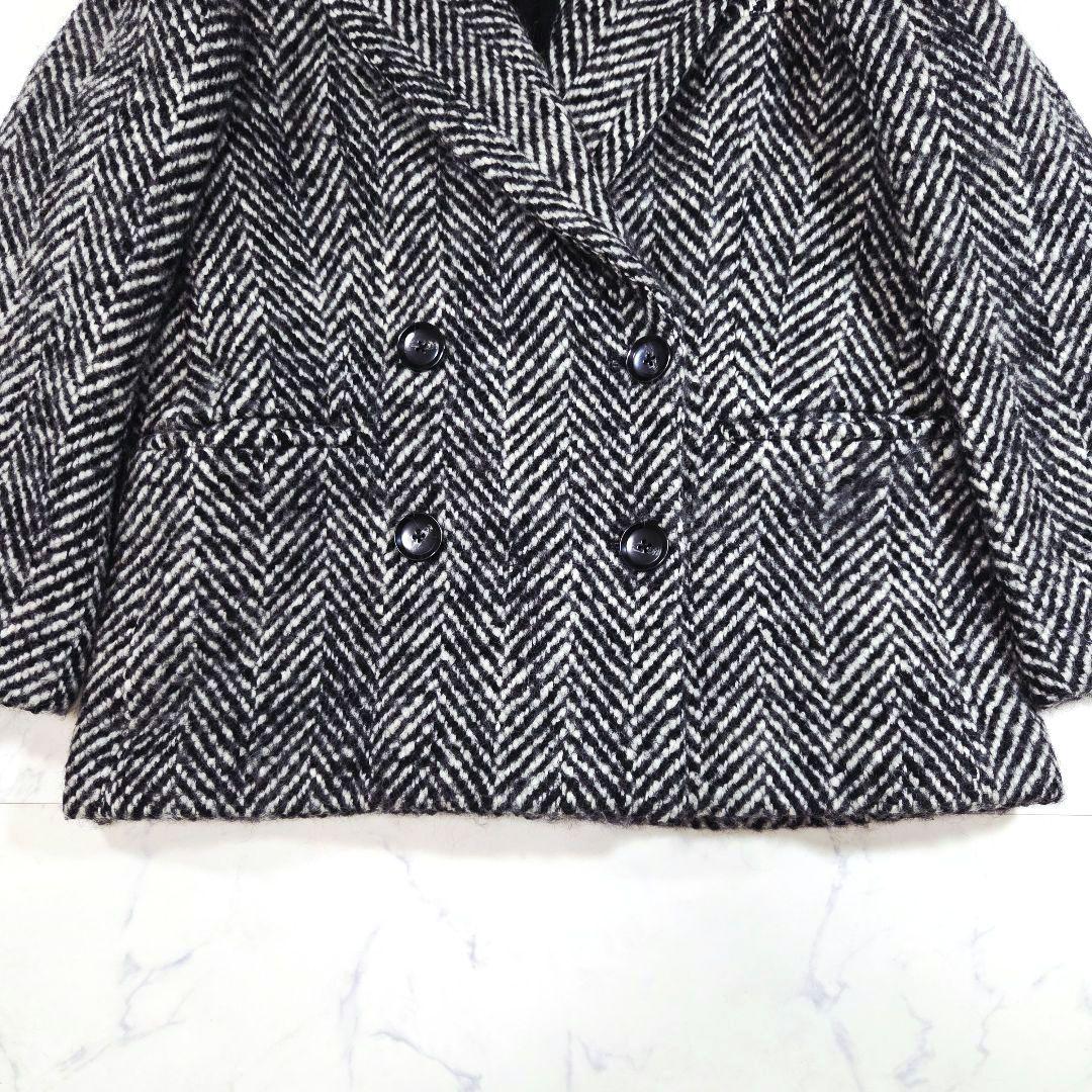 極美品 しつけ糸付 SNIDEL オーバーボックスジャケットコート 2023AW