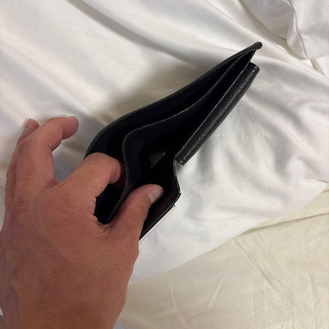 Louis Vuitton 黒 二つ折り財布