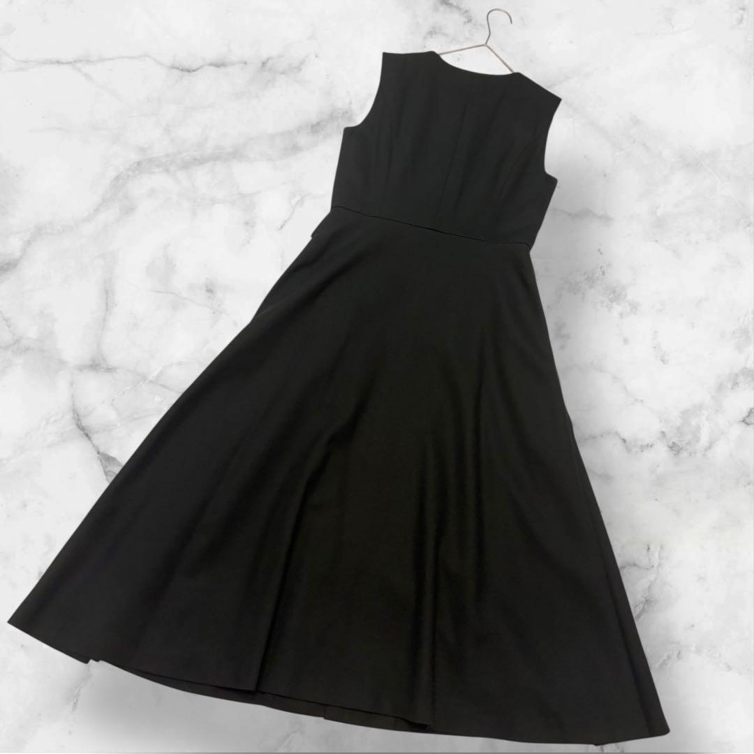 22年 FOXEY NY BELLA LUNA ダブルジップジレ 黒