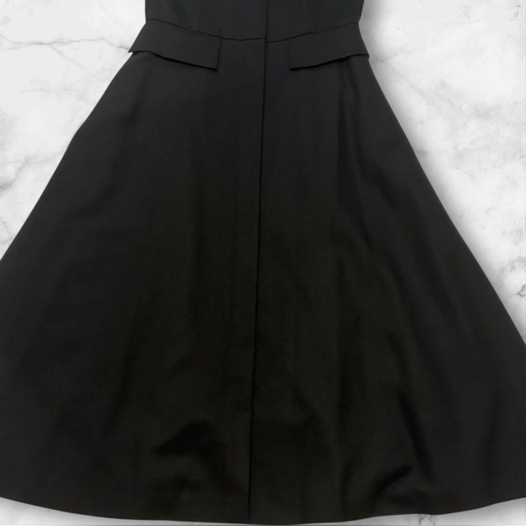 22年 FOXEY NY BELLA LUNA ダブルジップジレ 黒