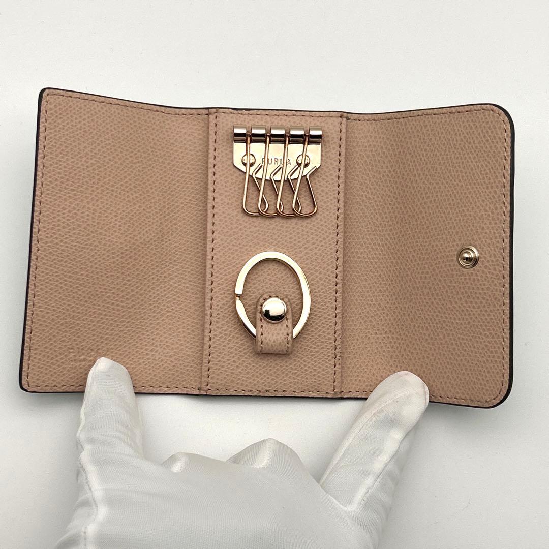 ✨未使用級✨ FURLA フルラ 4連 キーケース レザー 高級 箱付 希少性大