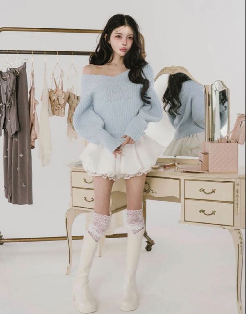 Darich ダーリッチ ボリュームバルーンミニスカート F-L