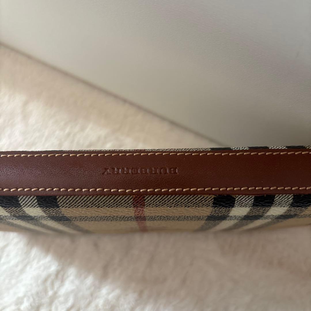 Burberry チェック柄 長財布