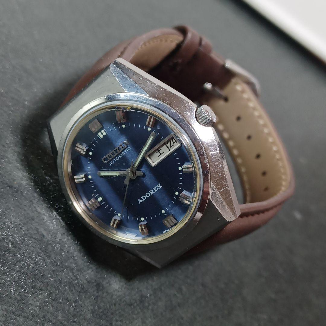 CITIZEN アドレックス 自動巻き カットガラス