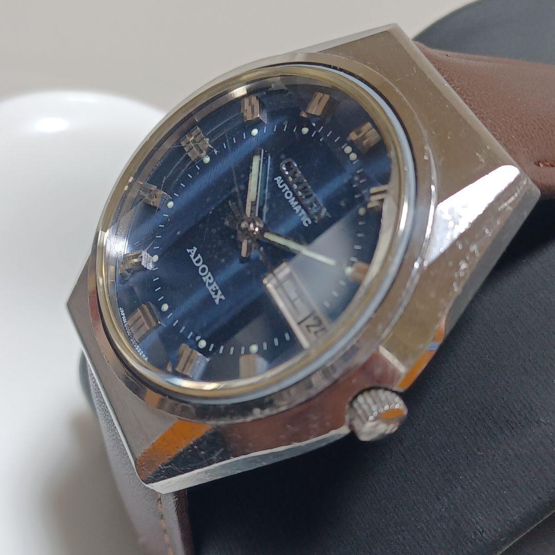 CITIZEN アドレックス 自動巻き カットガラス