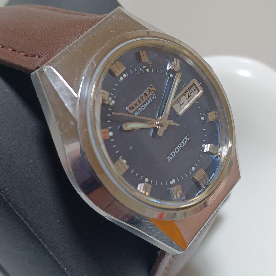 CITIZEN アドレックス 自動巻き カットガラス