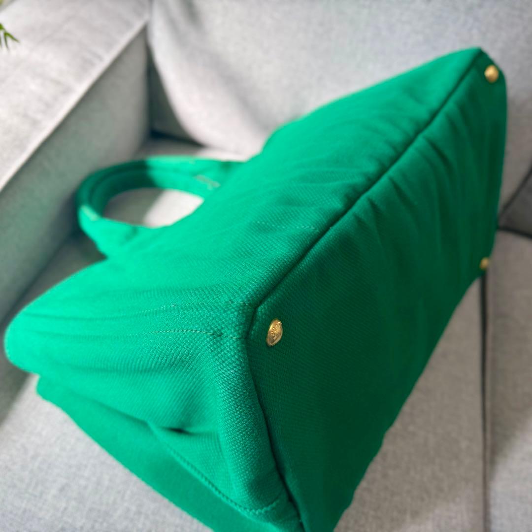 PRADA プラダ カナパ L トートバッグ グリーン