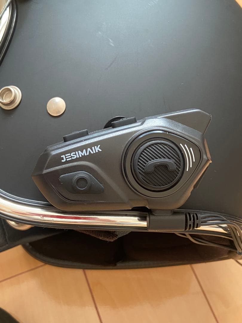 TT＆COジェットヘルメット マットブラック インカム付き