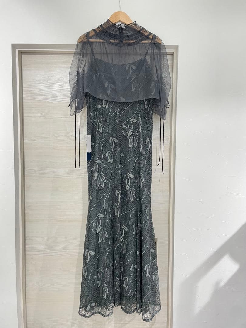 Dorry Doll ブラウスセットフラワーレースドレス　アーミーカーキ