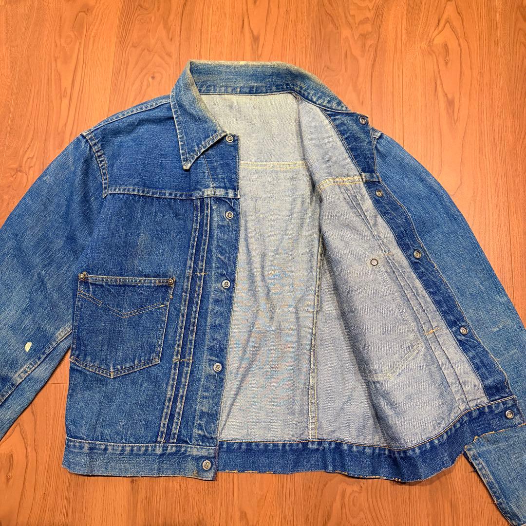 50s 60s ストアブランド デニムジャケット Gジャン