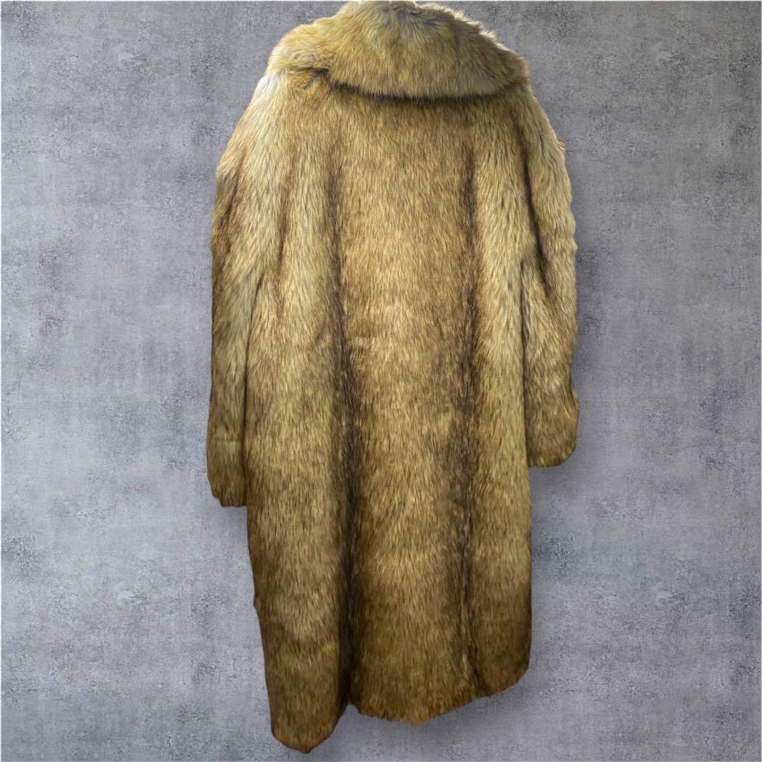 【美品】 JAKKE ロング フェイクファーコート サイズ8 定価52,800円