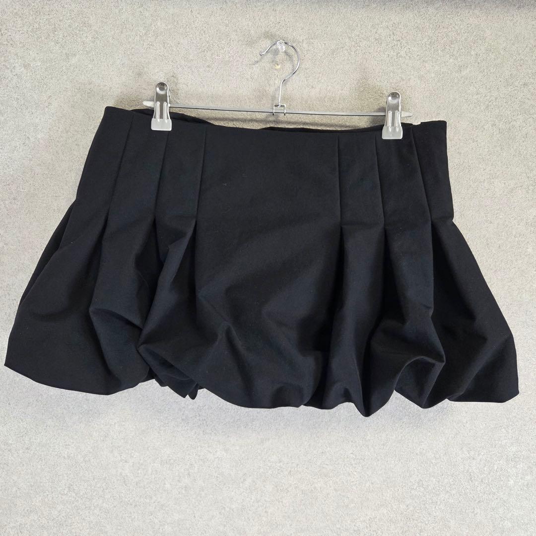 希少 美品 LIMI feu バルーン フリル 変形 ミニスカート リミフゥ