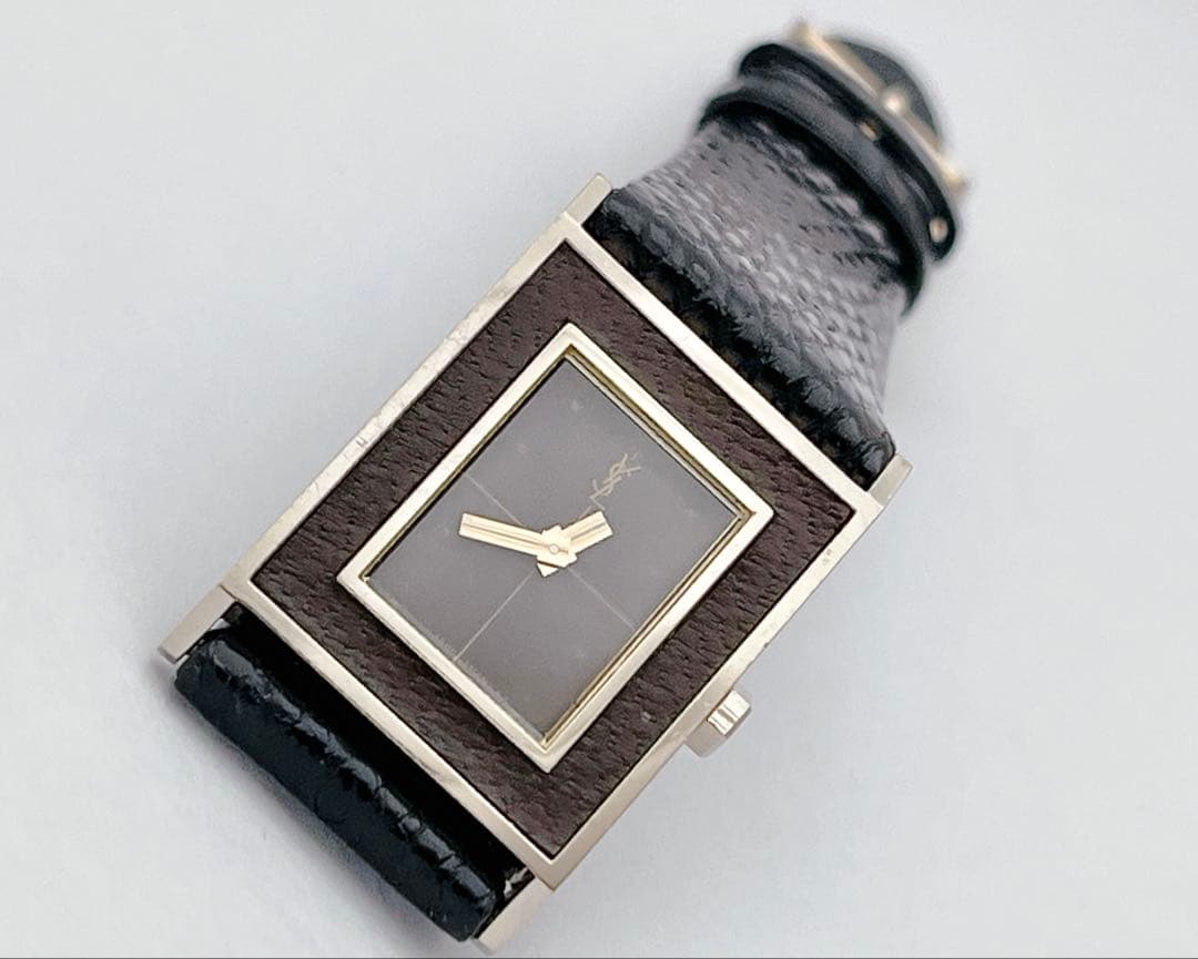 希少◎Yves Saint Laurent 腕時計 スクエア YSL タンク