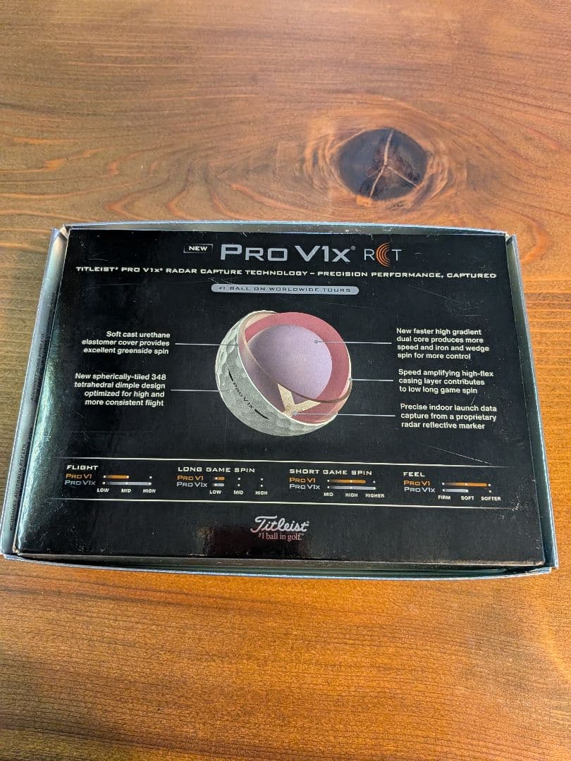 Titleistゴルフボール 2025 Pro V1X RCT
