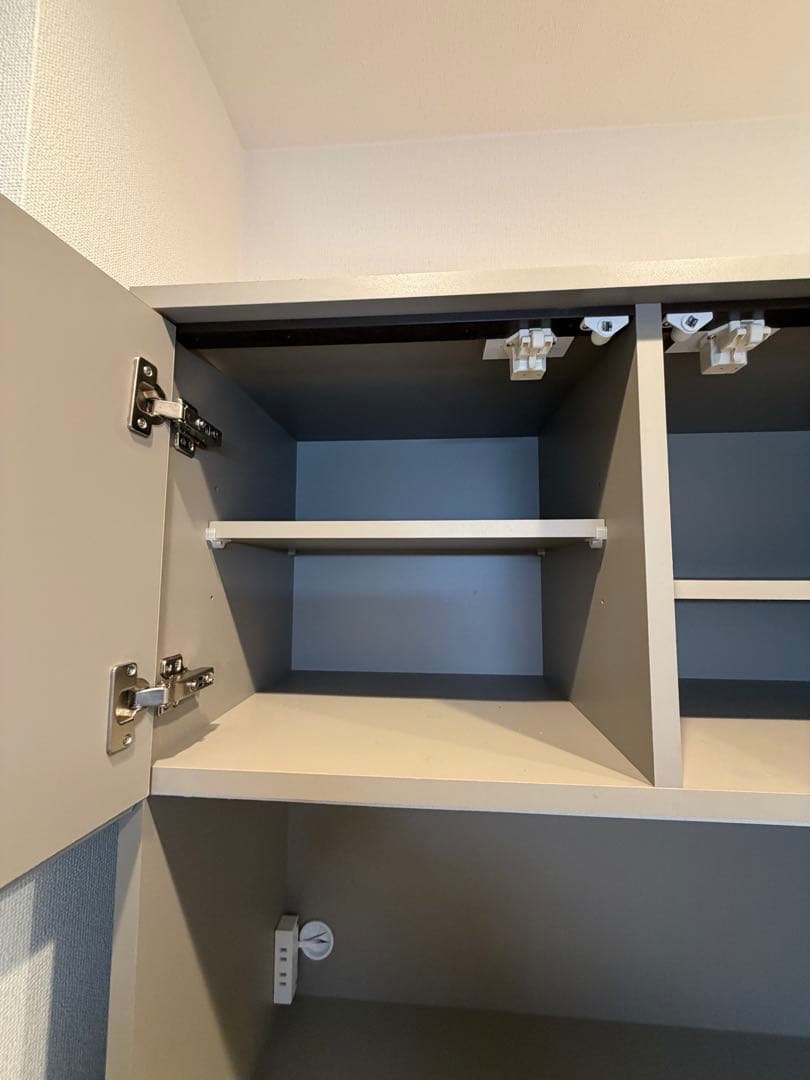 【最終値引き】グレー キッチン収納 食器棚