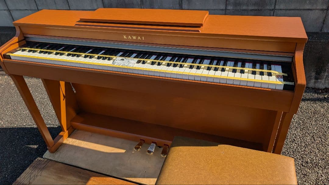 送料込み KAWAI 電子ピアノ CN25C 15年製 激激可愛いチェリー