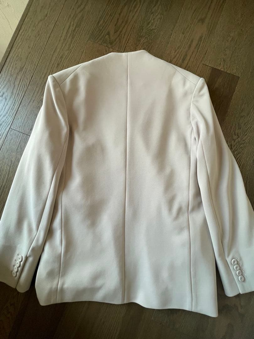 【todayful カラーレスツイルジャケット】　ノーカラー　サイズ36 入園式