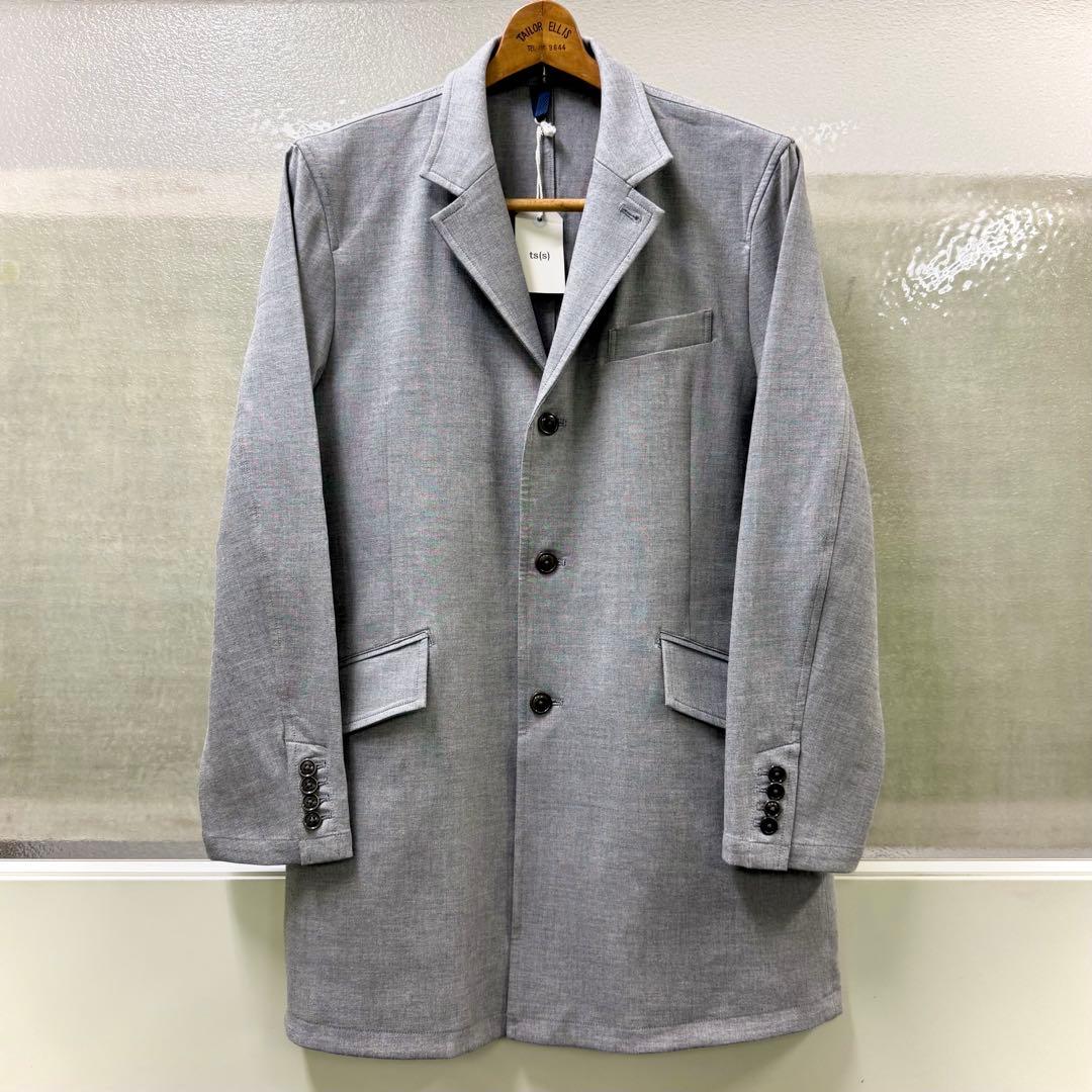 【新品】ts(s) チェスターコート 2 グレー