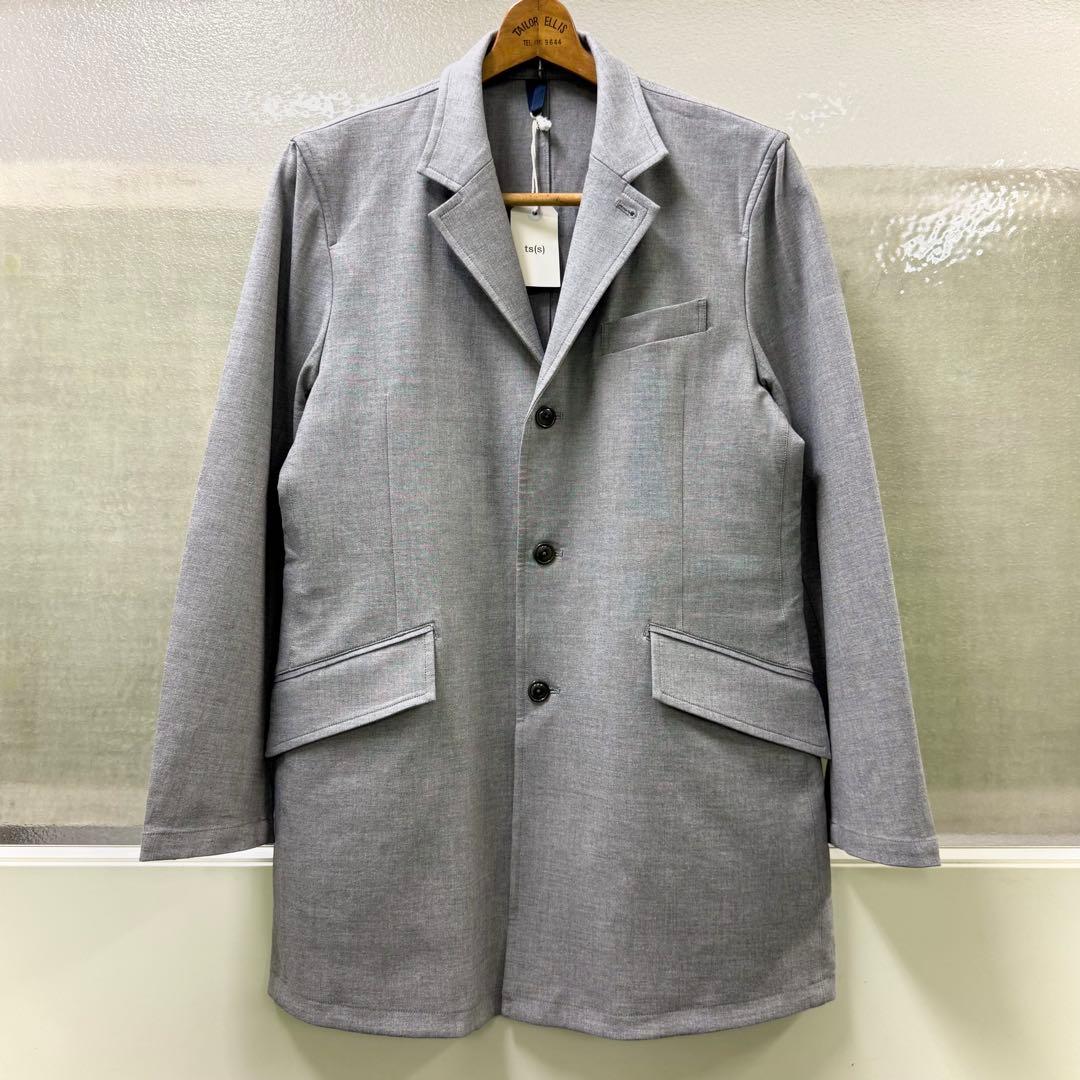 【新品】ts(s) チェスターコート 2 グレー
