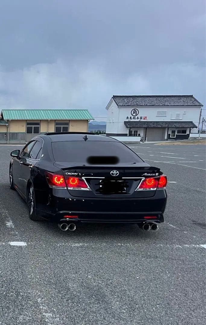 210クラウン　ガソリン車用　スリーキャッツ　リアストレートマフラー