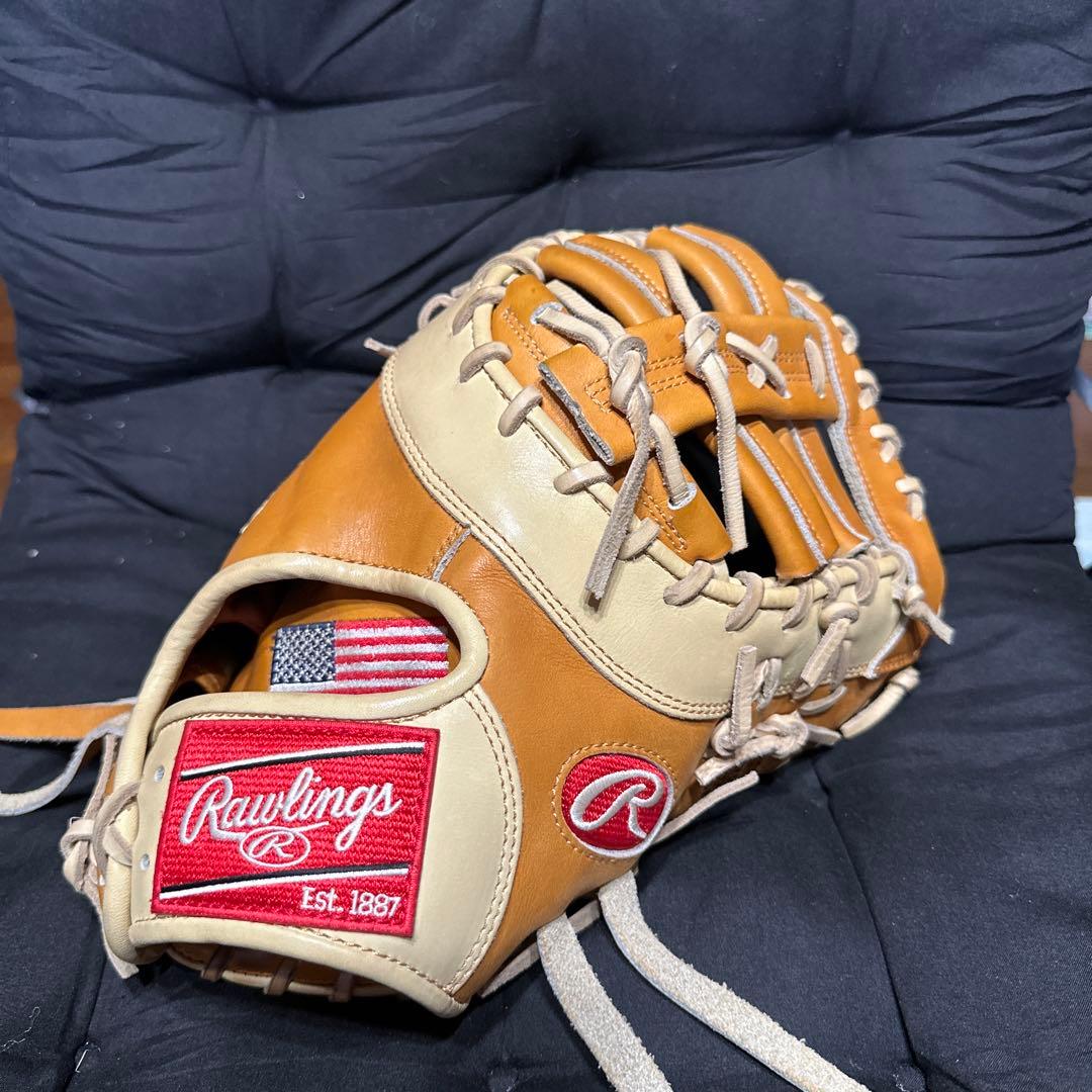 値下げ不可【中古】ローリングス　一般軟式オーダーファーストミット(13 1/2)