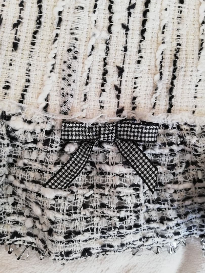 René 女優気分スカート 36(M)　かわいいニットアンサンブル付き