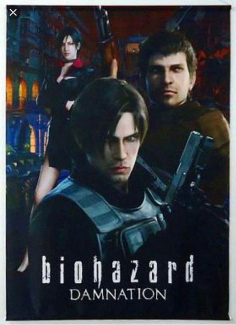 バイオハザード ダムネーション タペストリー レオン エイダ