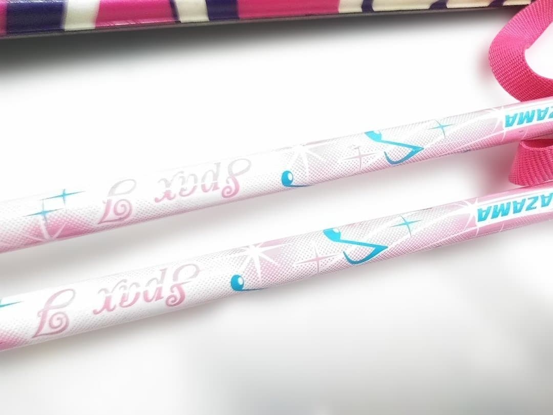 ジュニアスキー4点セット ピュアコンシャス130cmハート ブーツ22cmピンク