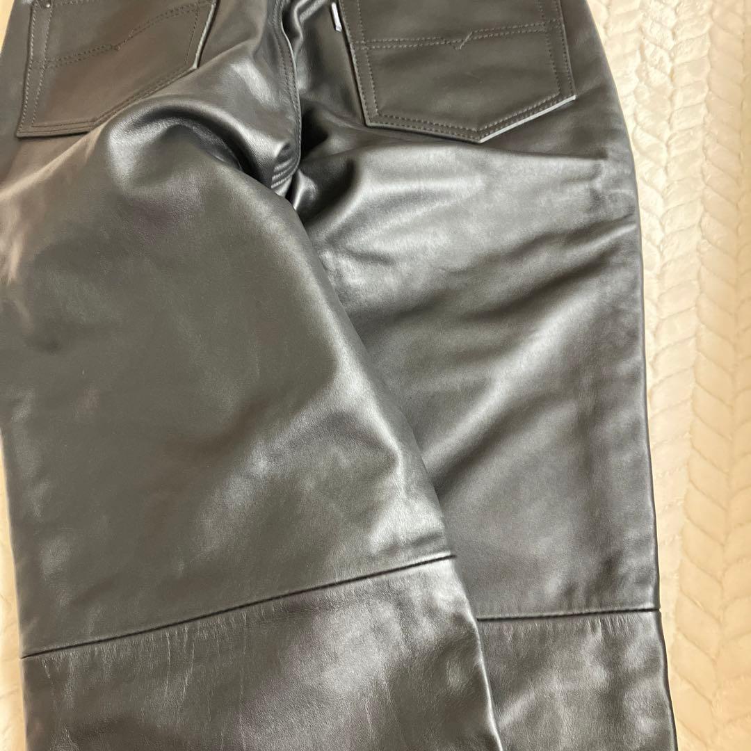 最終価格❗️売り切り‼️カドヤ　W33 本革パンツ