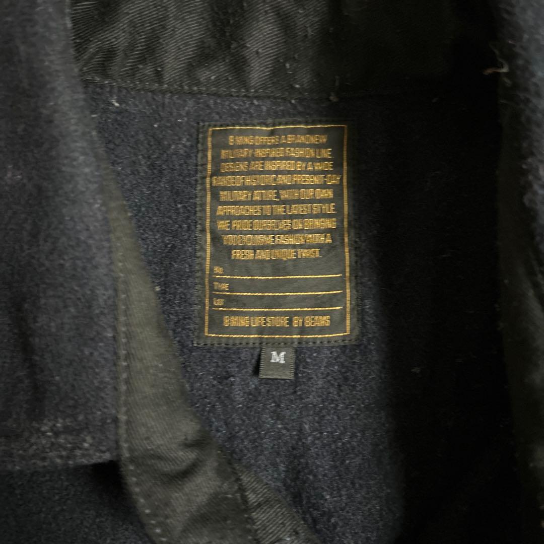 B:MING by BEAMS メルトンシャツブルゾン ウールジャケット